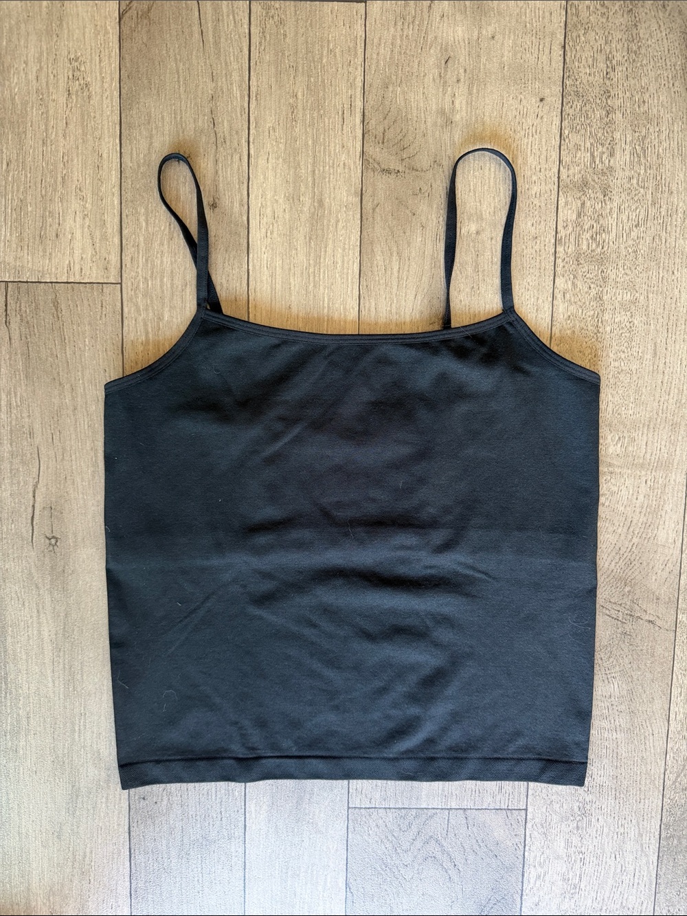 Black Spaghetti Strap Tank